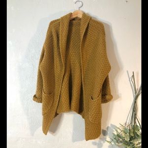 Chunky knit cardigan